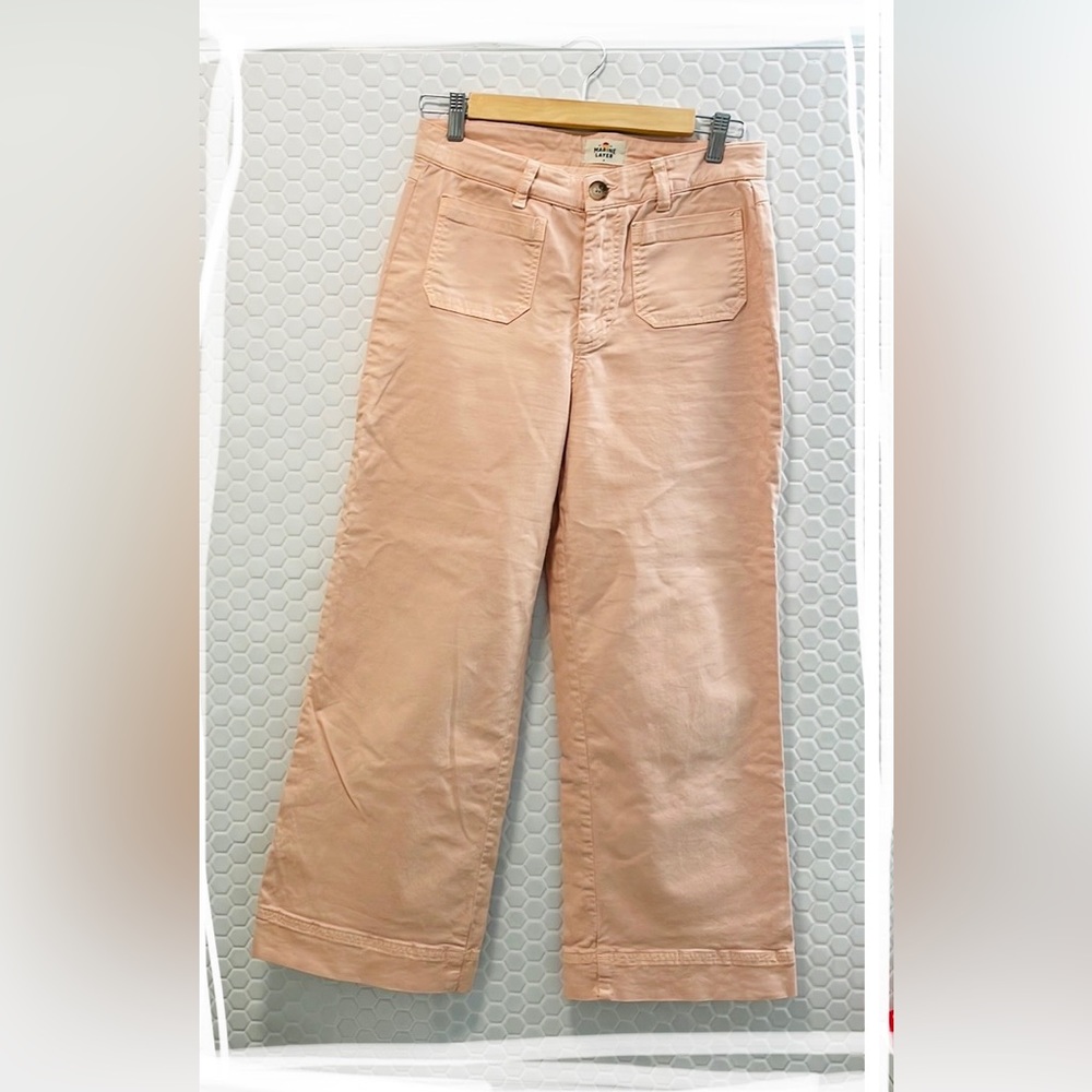 Blush Marine Layer High Waist Wide Leg Pant Size 6 - Like New ✨✨✨